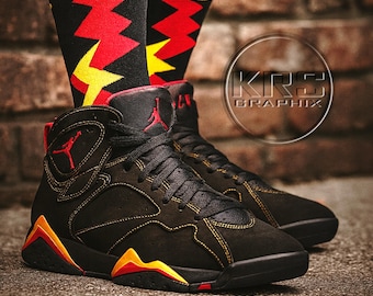 Calcetines Citrus / Calcetines Citrus 7 / Calcetines Citrus 7s / Jordan 7 MRXHSocks