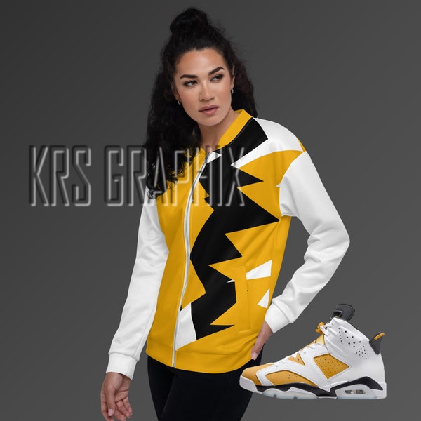 Jacket To Match Jordan 6 Yellow Ochre - Jagged