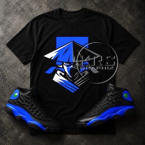 Shirt Match Jordan 13 Hyper blue - Hyper blue 13s -Shirt