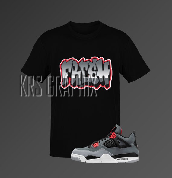 Shirt to Match Jordan 4 Infrared - Infrared 4s Shirt  display picture 2