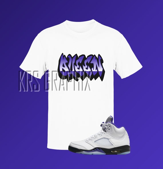 Concords T shirt Concords 5 T shirt Concords 5S T shirt T shirt to Match Jordan 5 Queen Etsy UK