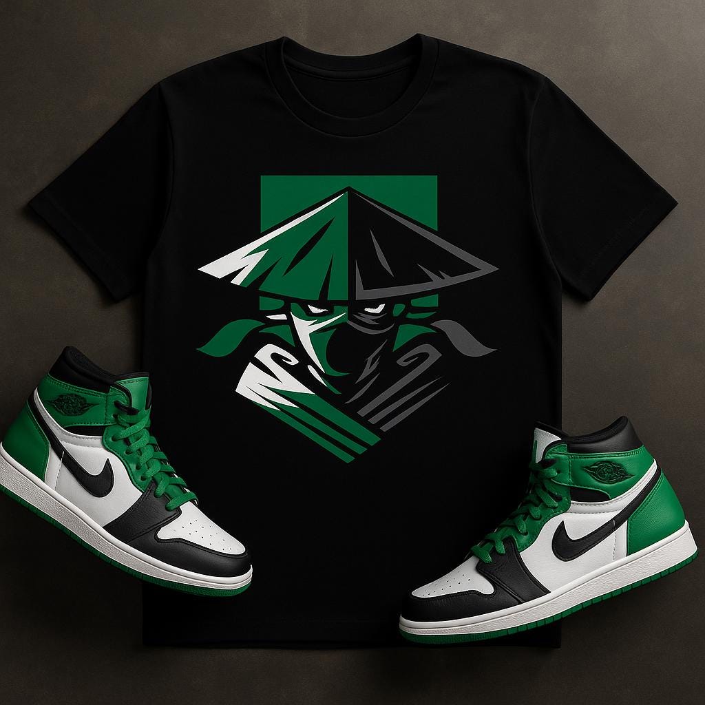 green glow nike shirt