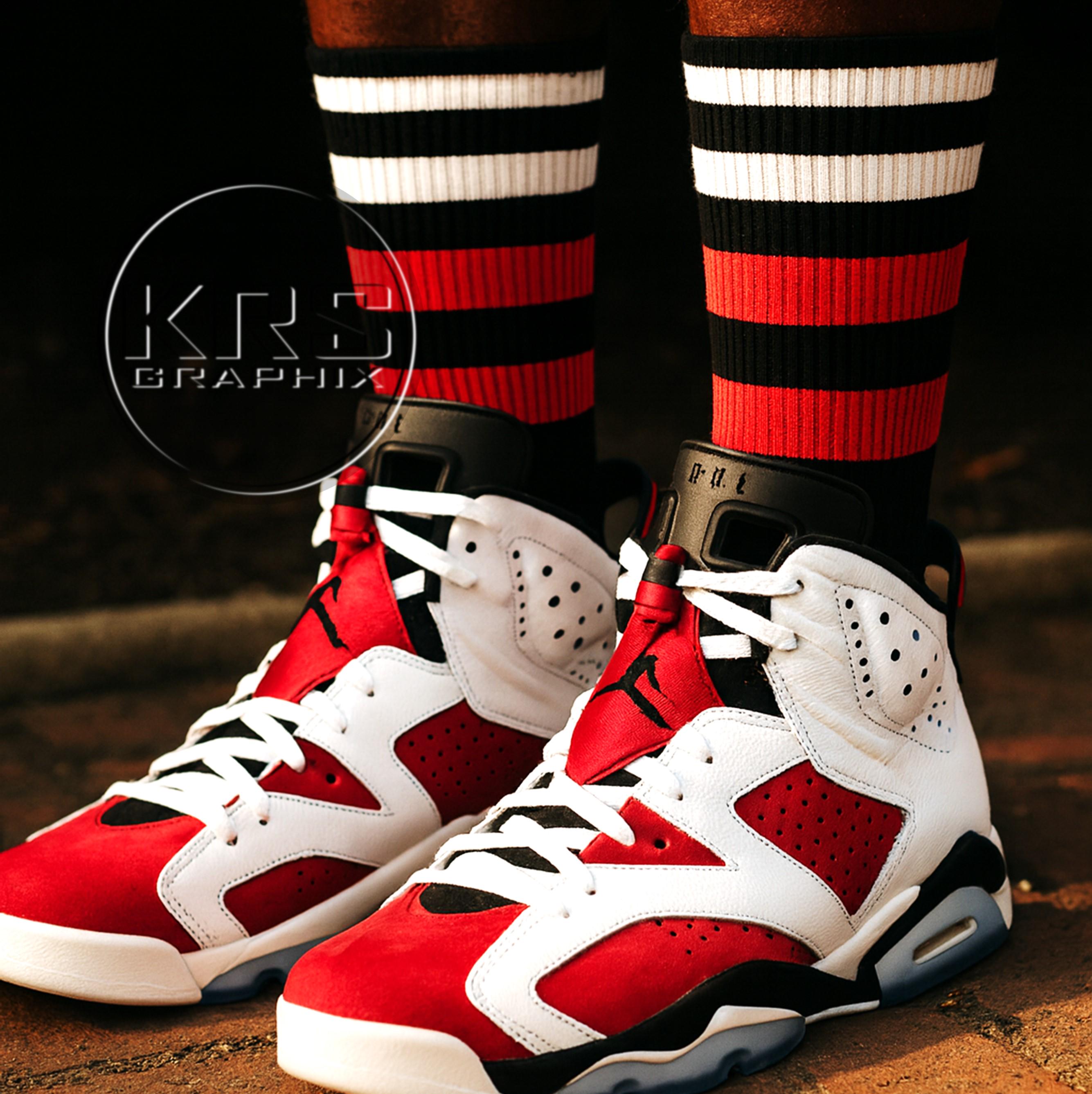 carmine jordan 6 on feet