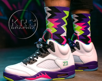 Socks Match Jordan 5 Alternate Bel Air - Alternate Bel Air 5s Socks