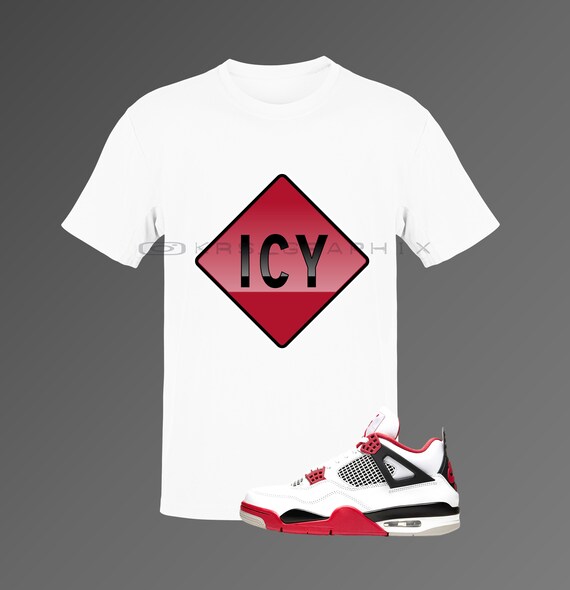 fire red 4s shirt