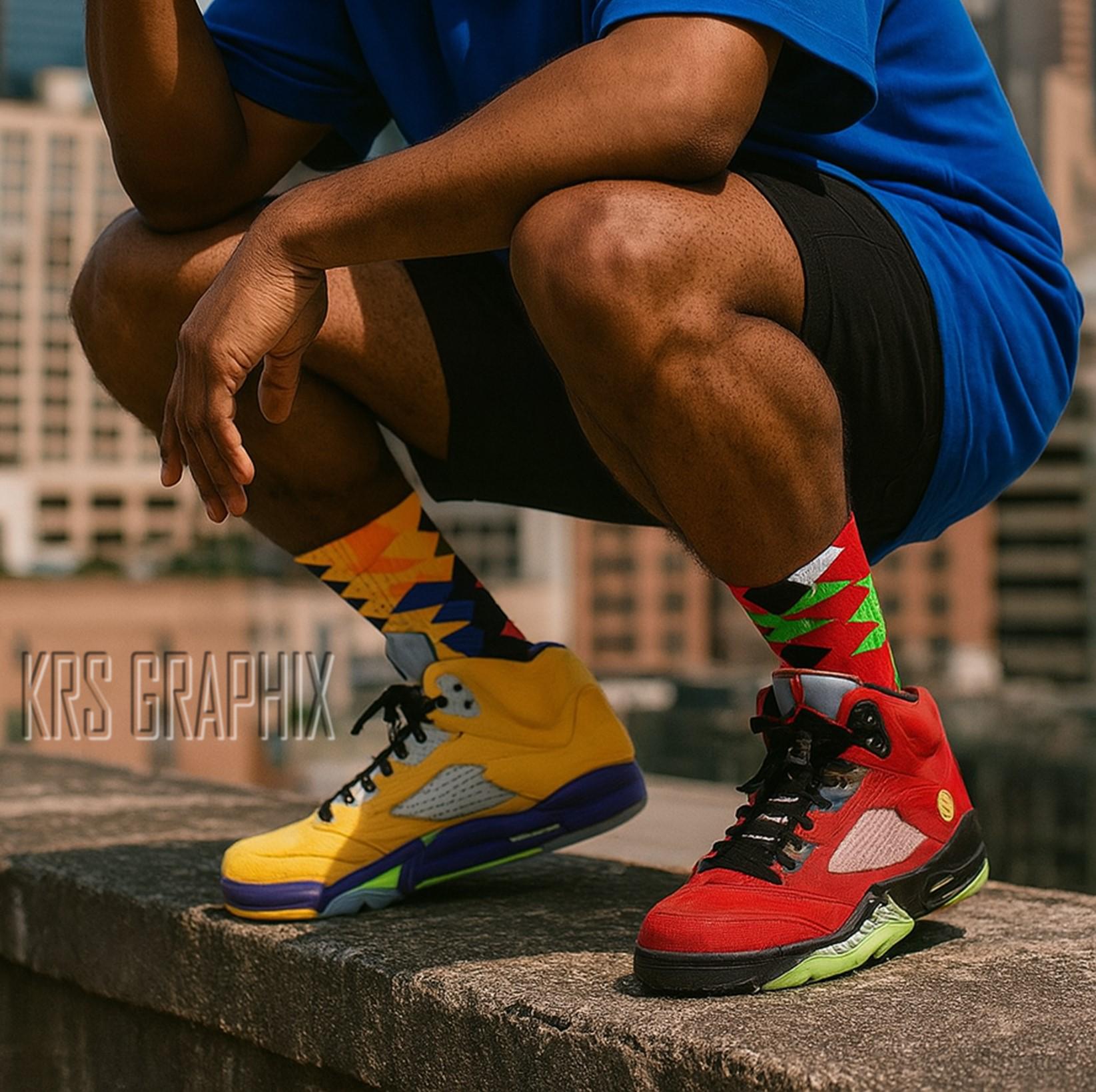 Jordan 5 Retro Socks – Matching Jordan 5 What the Socks - Sneakers