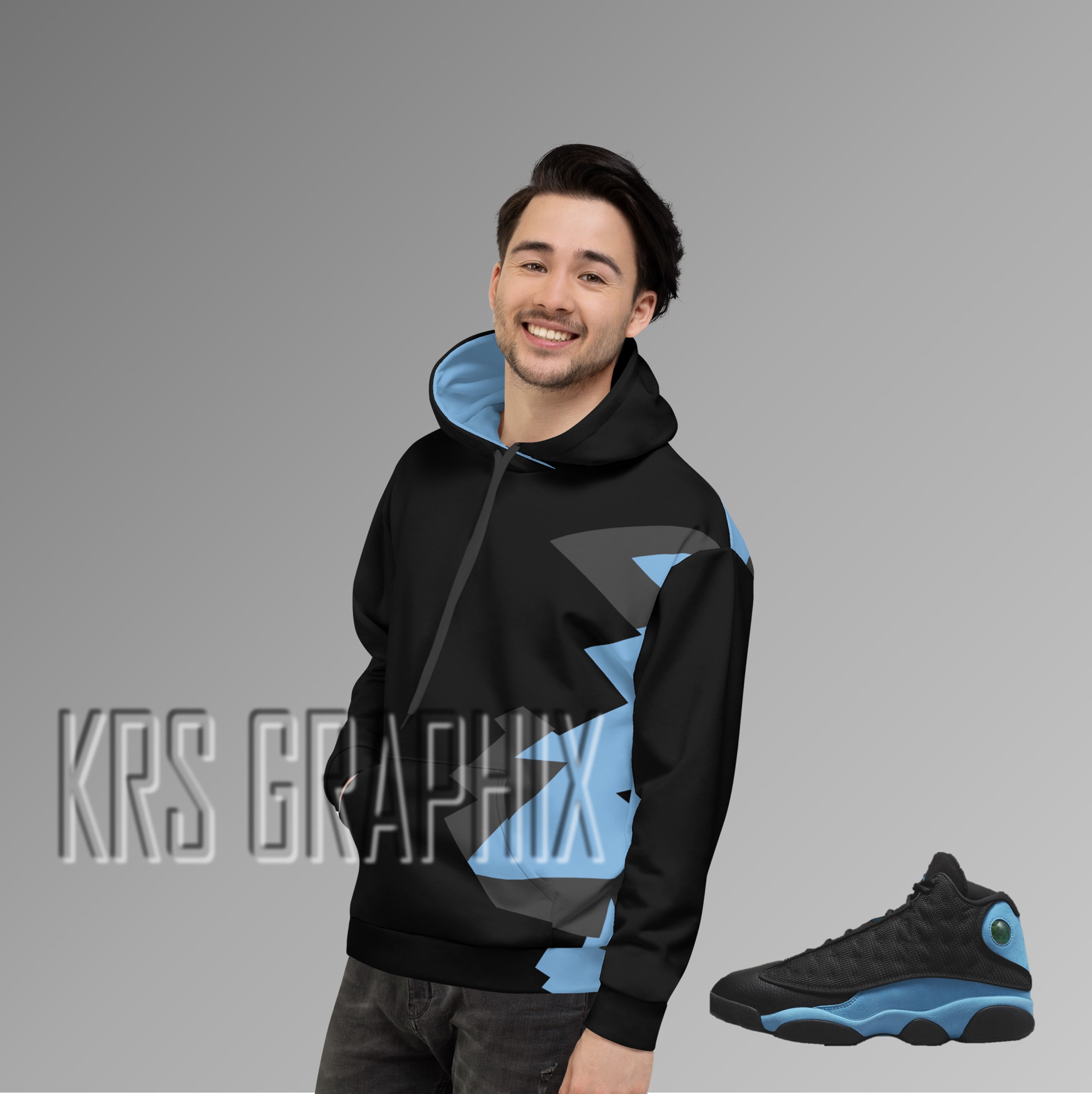jordan university blue hoodie
