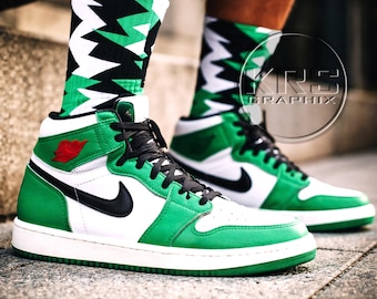 Socks Match Jordan 1 Lucky Green - Lucky Green 1s Socks
