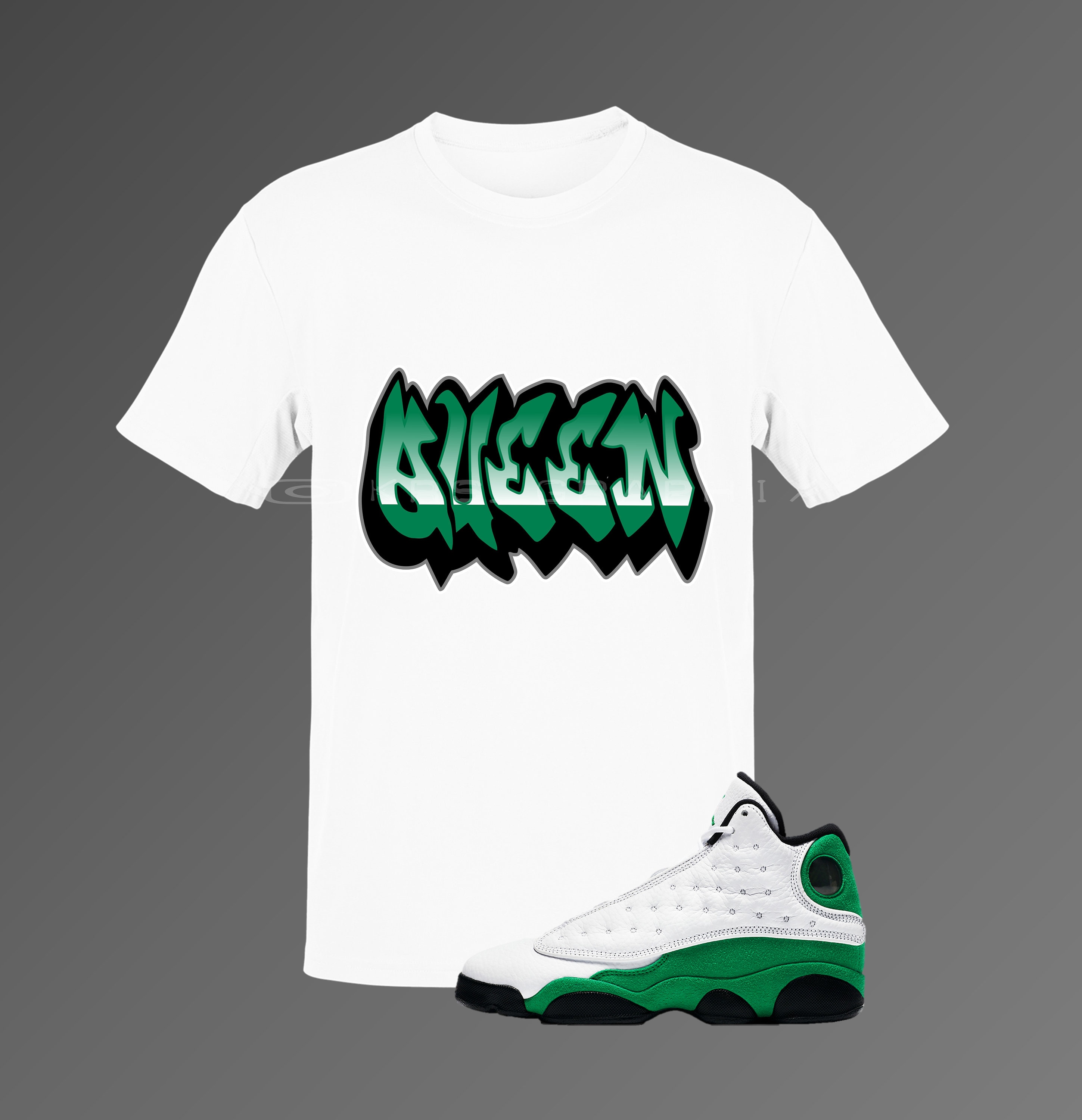 Shirt Match Jordan 13 Lucky Green Lucky 