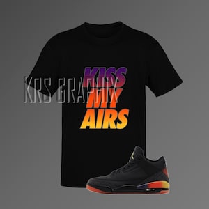 T-shirt abbinata a Jordan 3 Balvin Rio - Kiss My Airs