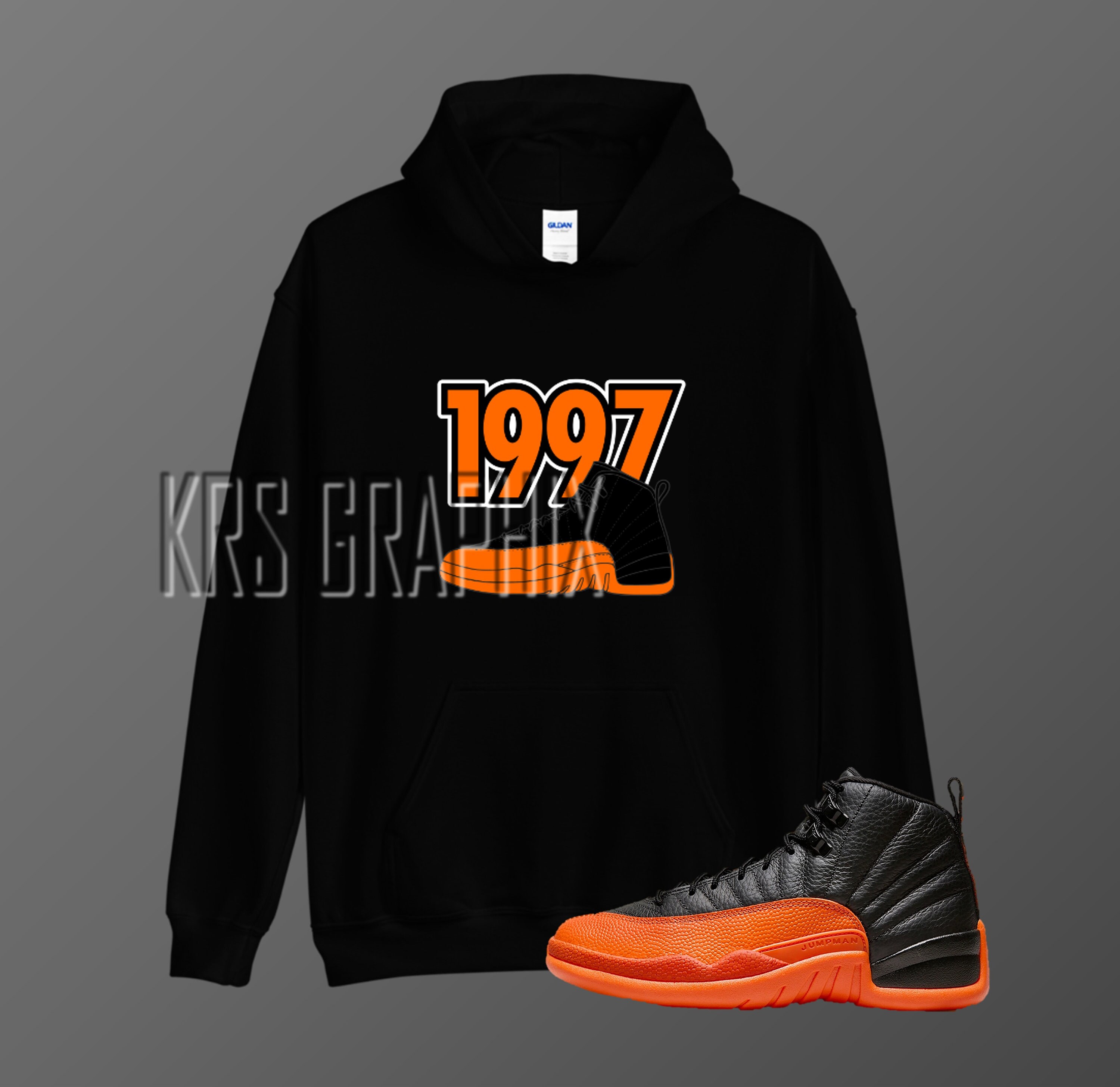 Jordan top hoodie orange
