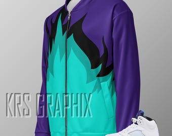 jordan 5 alternate grape jacket