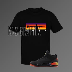 T-shirt abbinata a Jordan 3 Balvin Rio - Wings Of The Goat