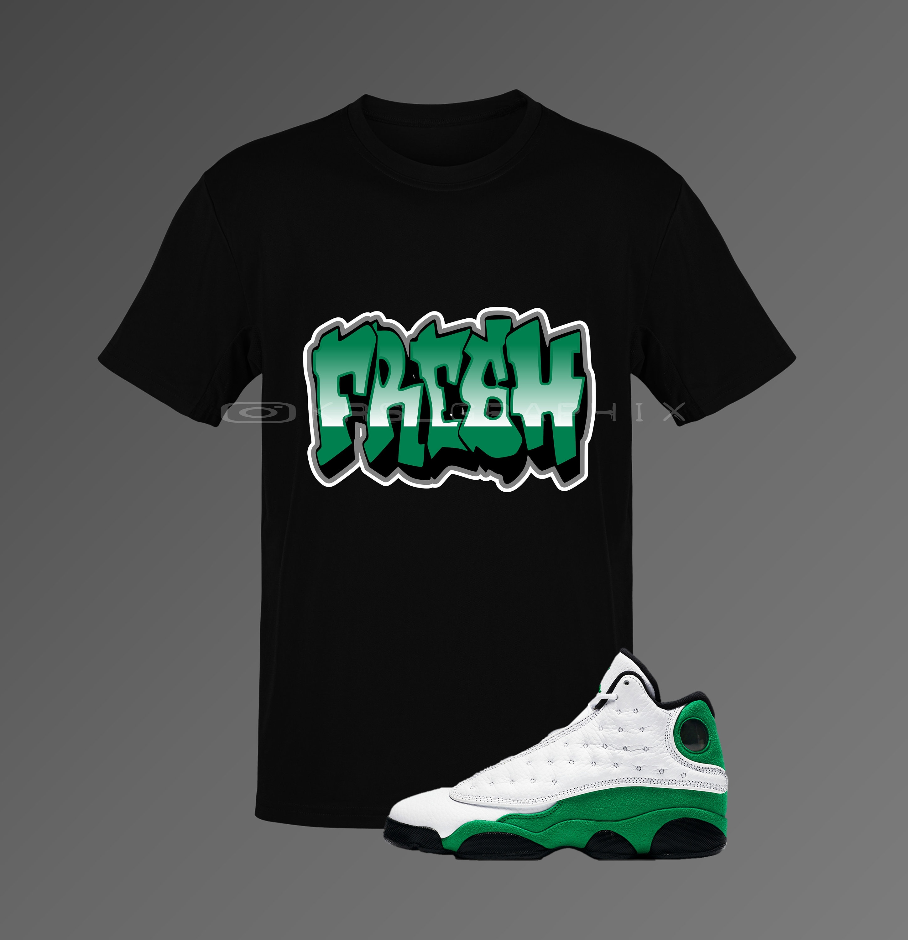 Shirt Match Jordan 13 Lucky Green Lucky 