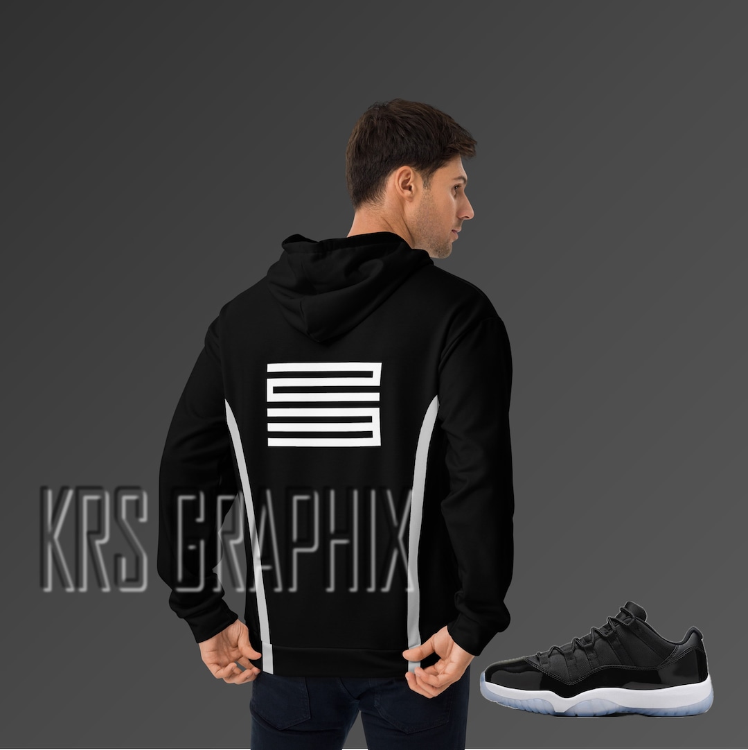 Grey Jordan Retro 11 Hybrid Pullover Hoodie Nike Jordan 23