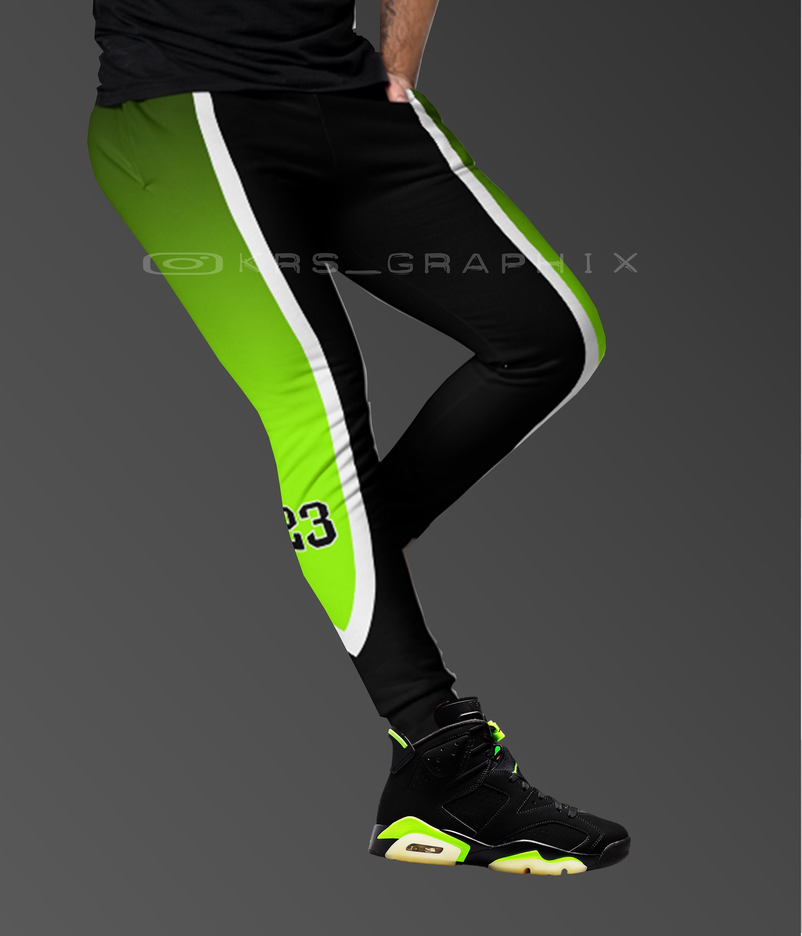 Joggers Match Jordan 6 Electric Green 