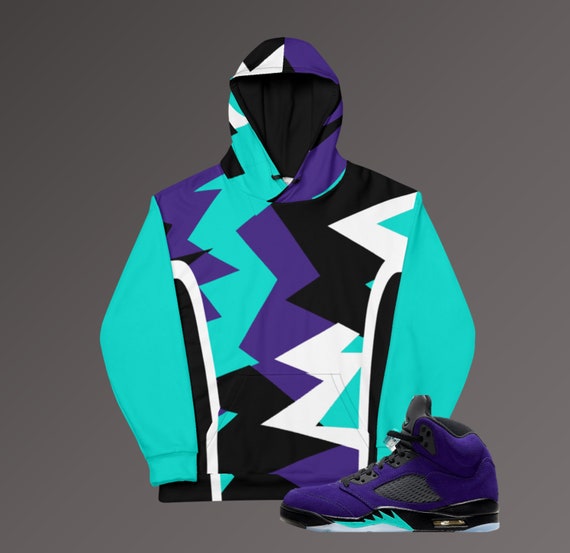 Hoodie Match Jordan 5 Alternate Grape 