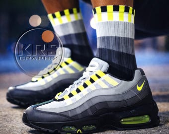 Sokken Match Air Max 95 Neon - Air Max 95 Sokken