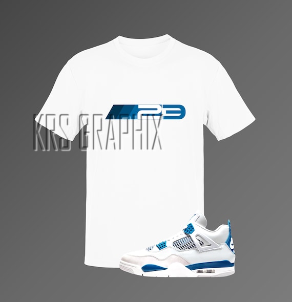T-shirt to Match Jordan Military Blue 23 Fresh