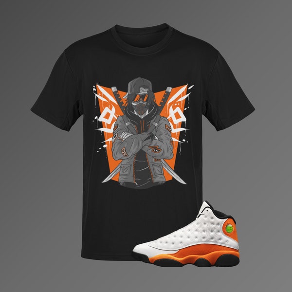 starfish orange jordan shirt