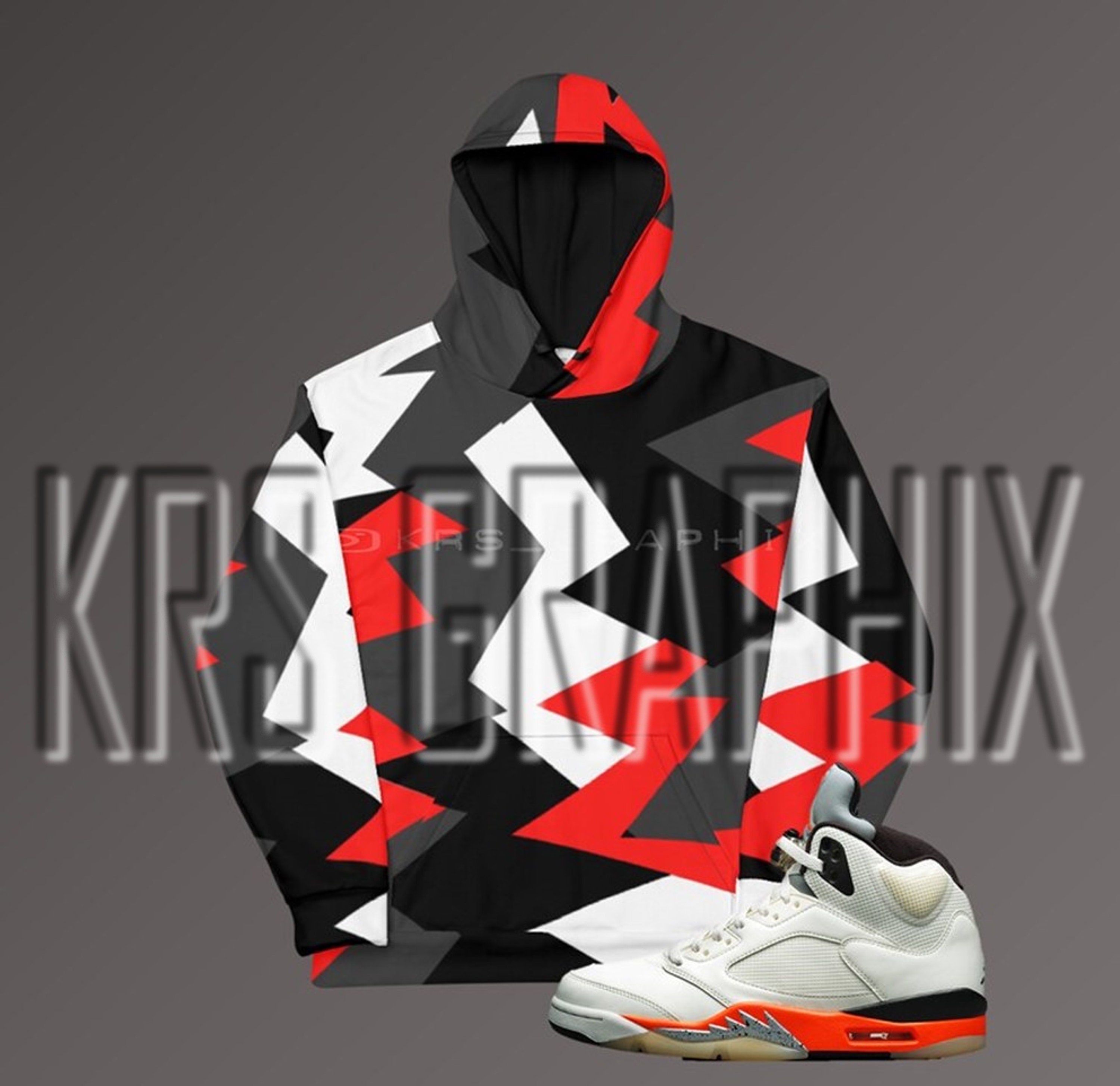 jordan 5 shattered backboard hoodie