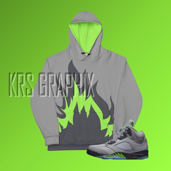 Neon green outlet jordan hoodie