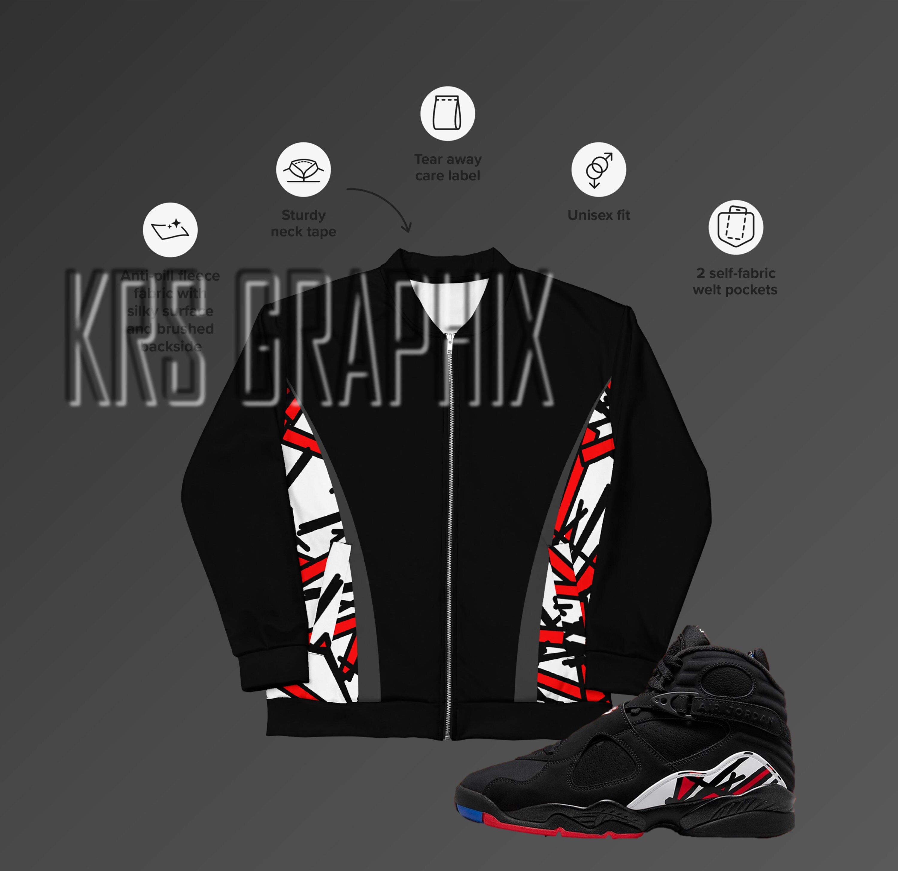 Jordan 8 Playoffs Jacket