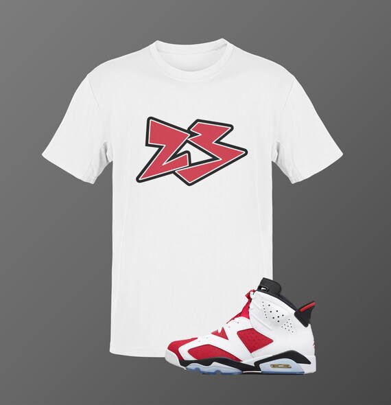 Shirt Match Jordan 6 Carmine 6 Carmine 6 6s shirt - Etsy Canada