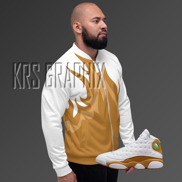 Passende Jacke Jordan 13 Weizen - Flames