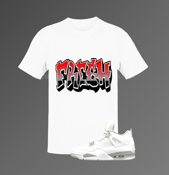 White oreo 4s shirts Clearance