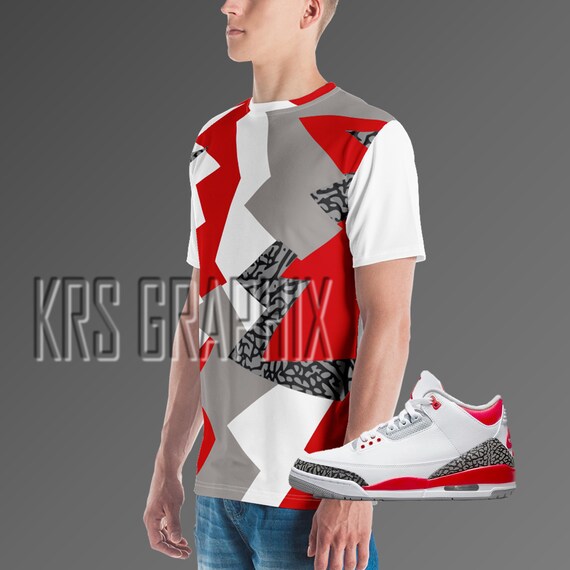 fire red 3s outfits