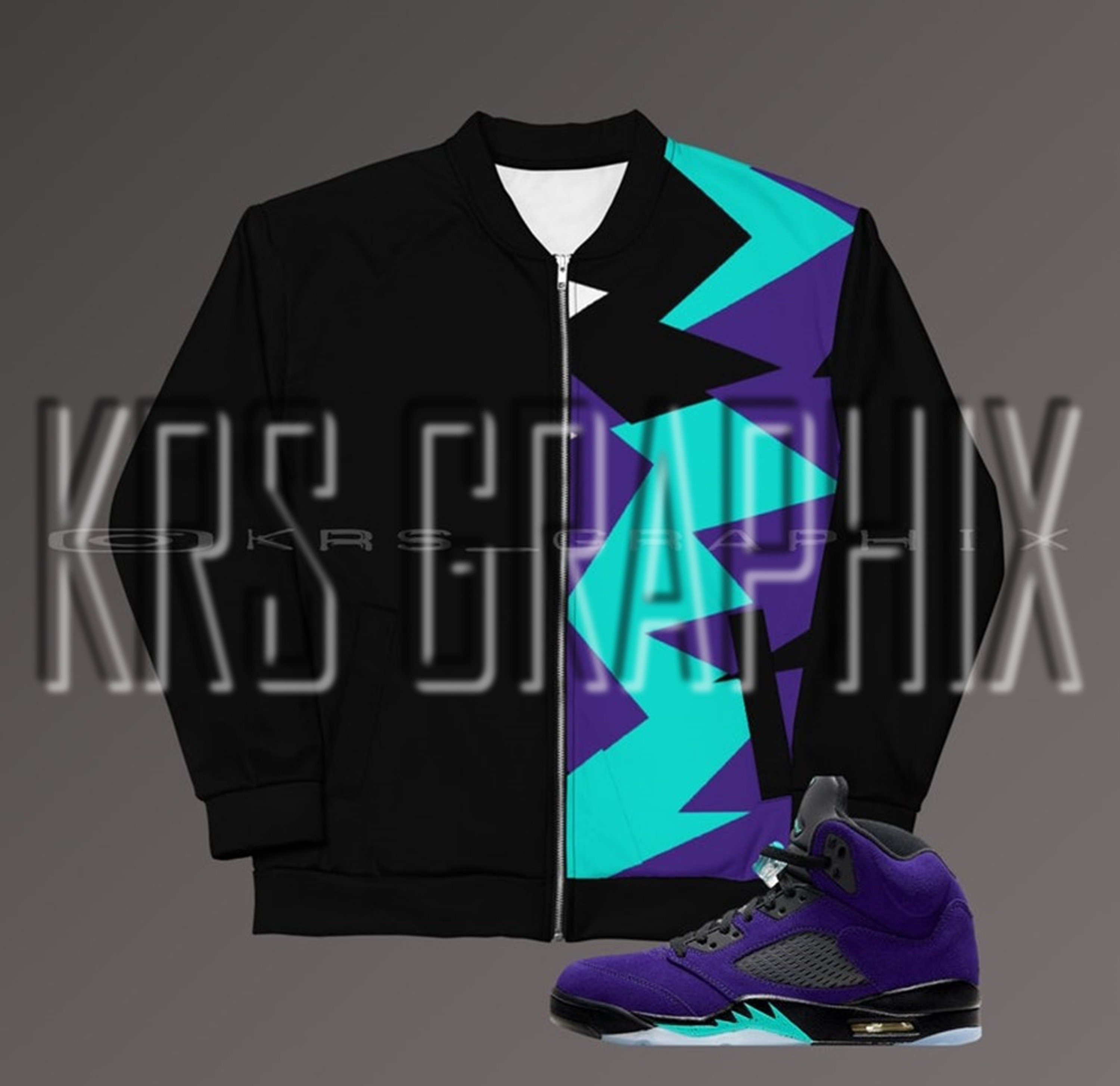 grape 5 jordan jacket