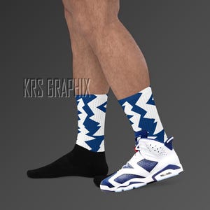 Socks To Match Jordan 6 - Jagged