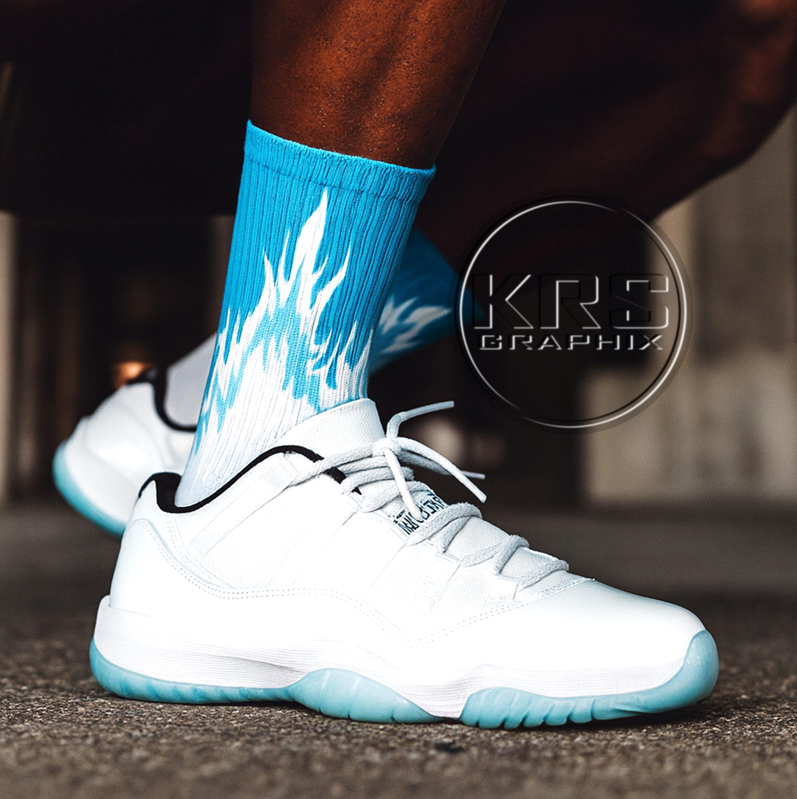 legend blue lows on feet
