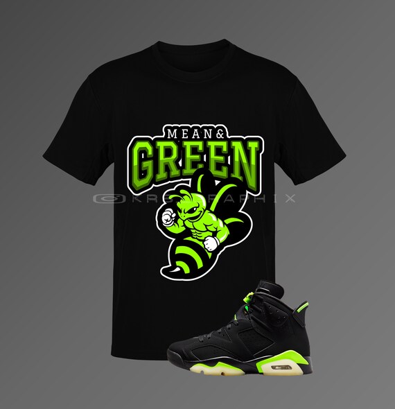 black and green jordan 6 outfit