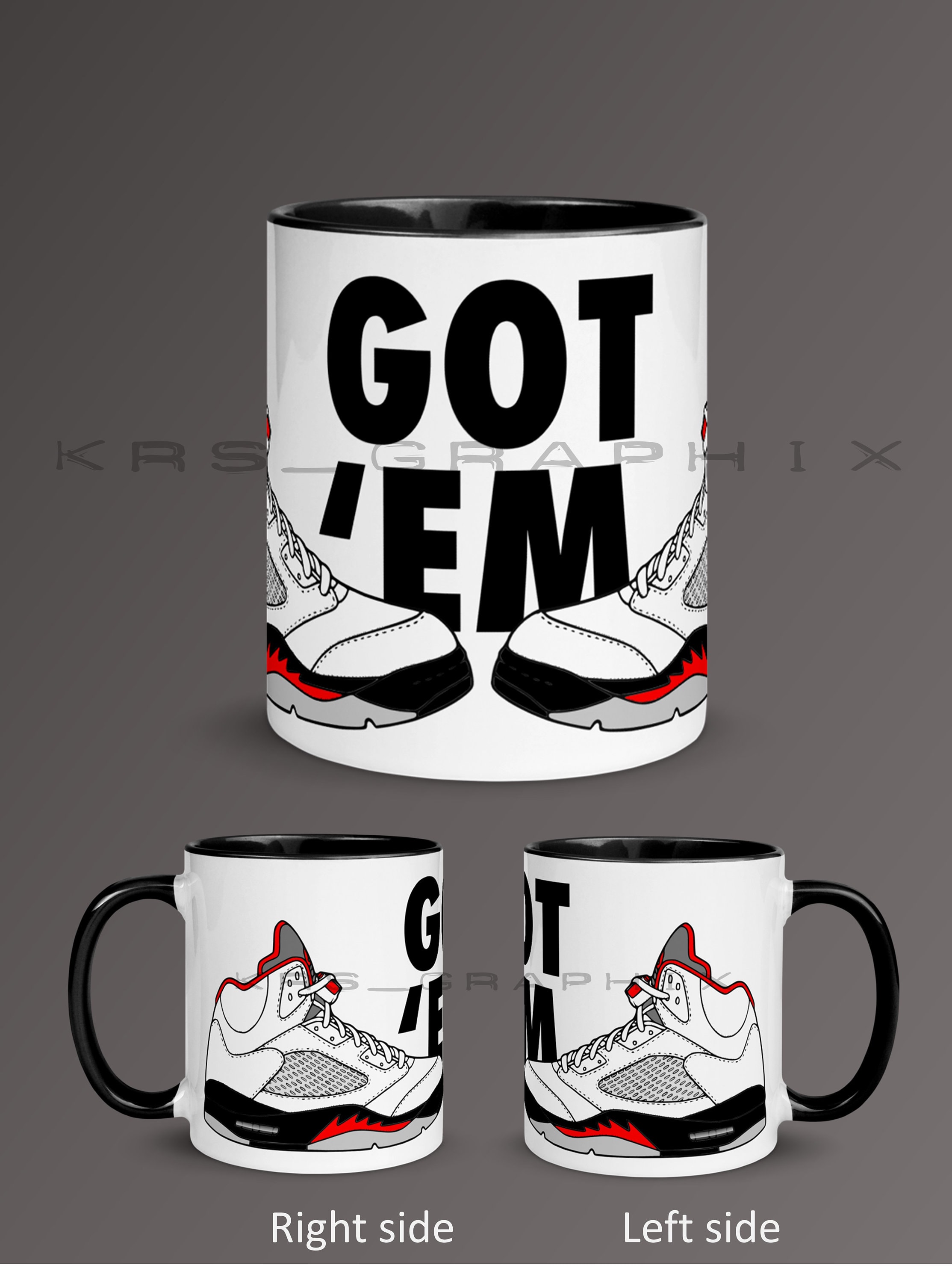 8 oz coffee cup Kati Von Lehman 8oz Coffee Mug in Rose main image 0
