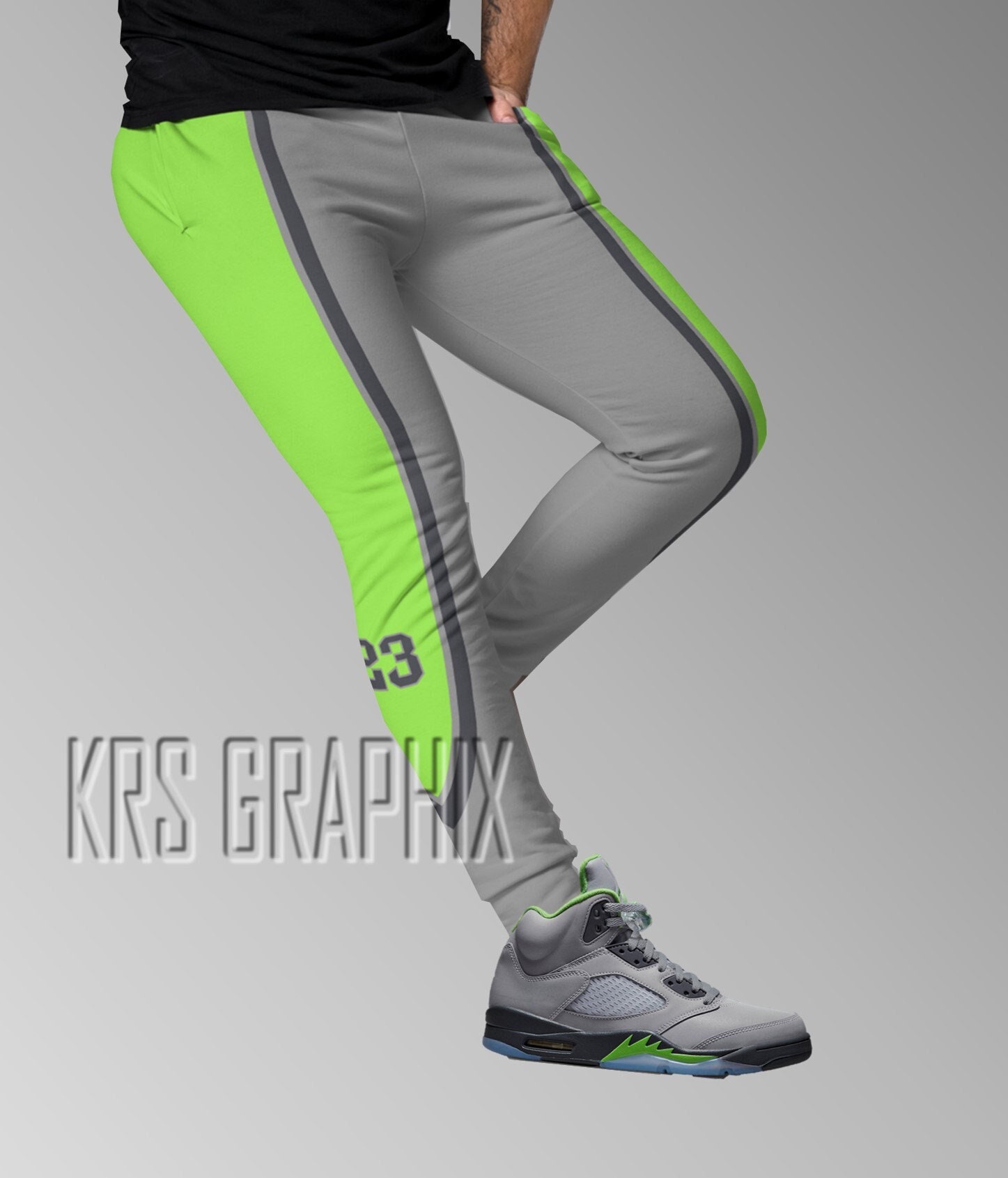 Green Bean Joggers Green Bean 5 Joggers Green Bean 5s Joggers Jordan 5  Joggers - Etsy
