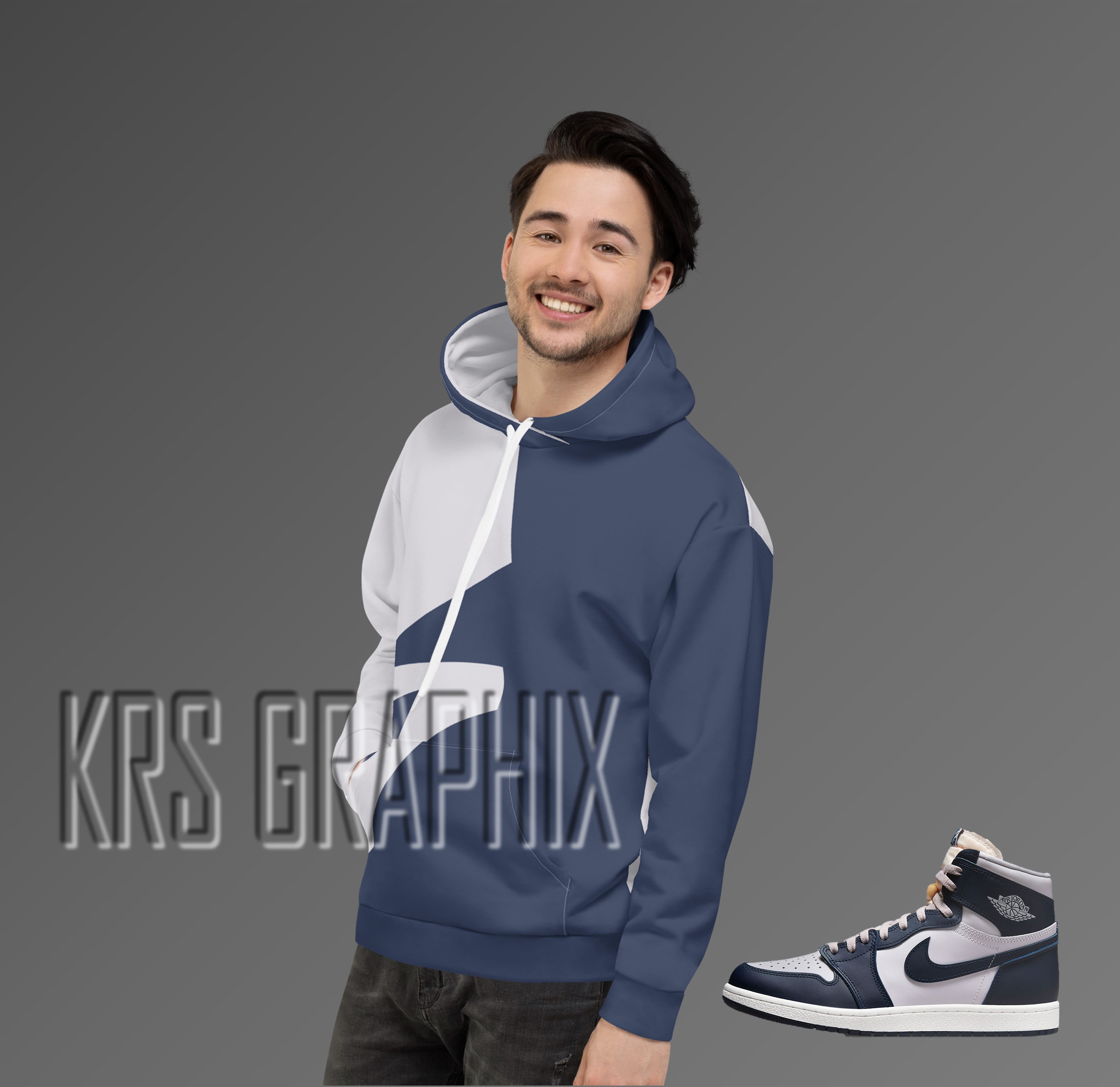 jordan 1 obsidian hoodie
