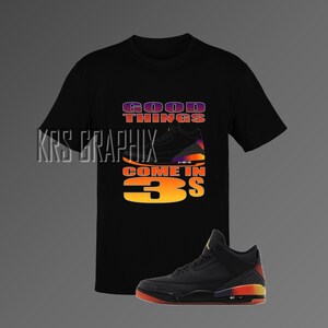 T-shirt abbinata a Jordan 3 Balvin Rio - Le cose buone arrivano in 3 parti