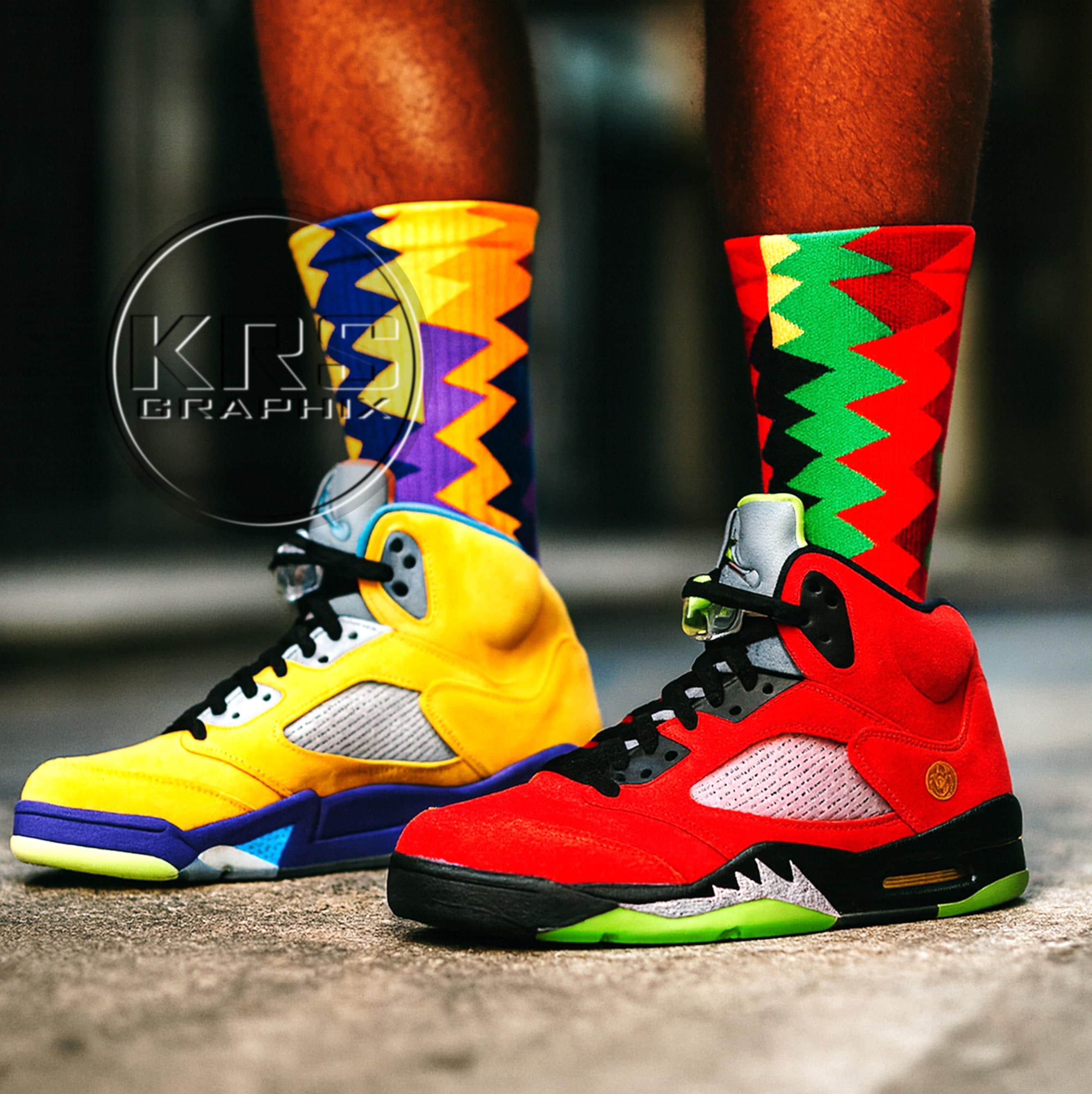 Jordan 5 Retro Socks – Matching Jordan 5 What the Socks - Sneakers