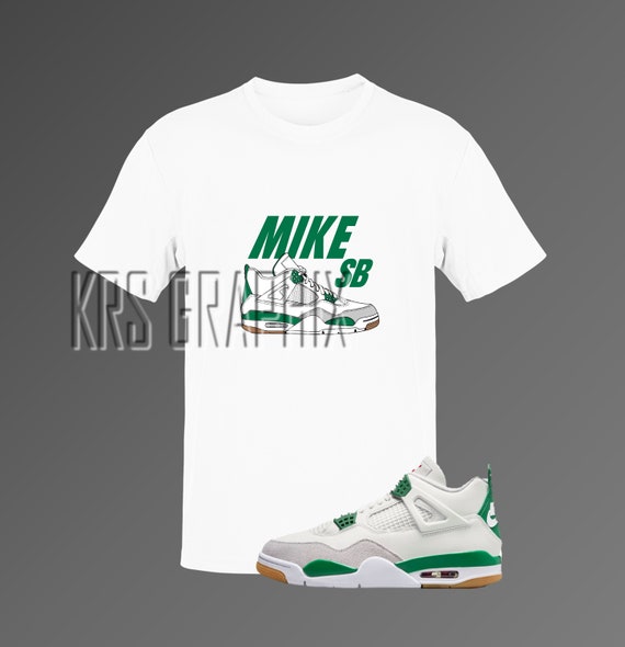 pine green nike shirt