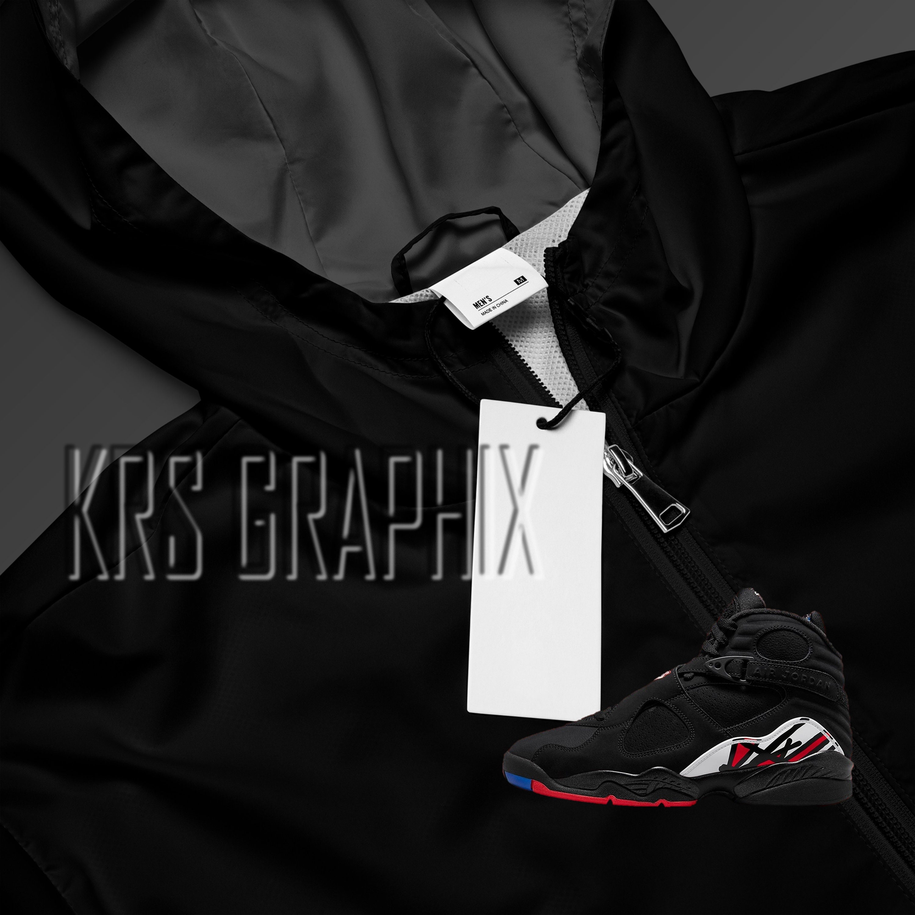 Zip Hoodie to Match Jordan 8 Playoffs - 23 X 8 - Etsy