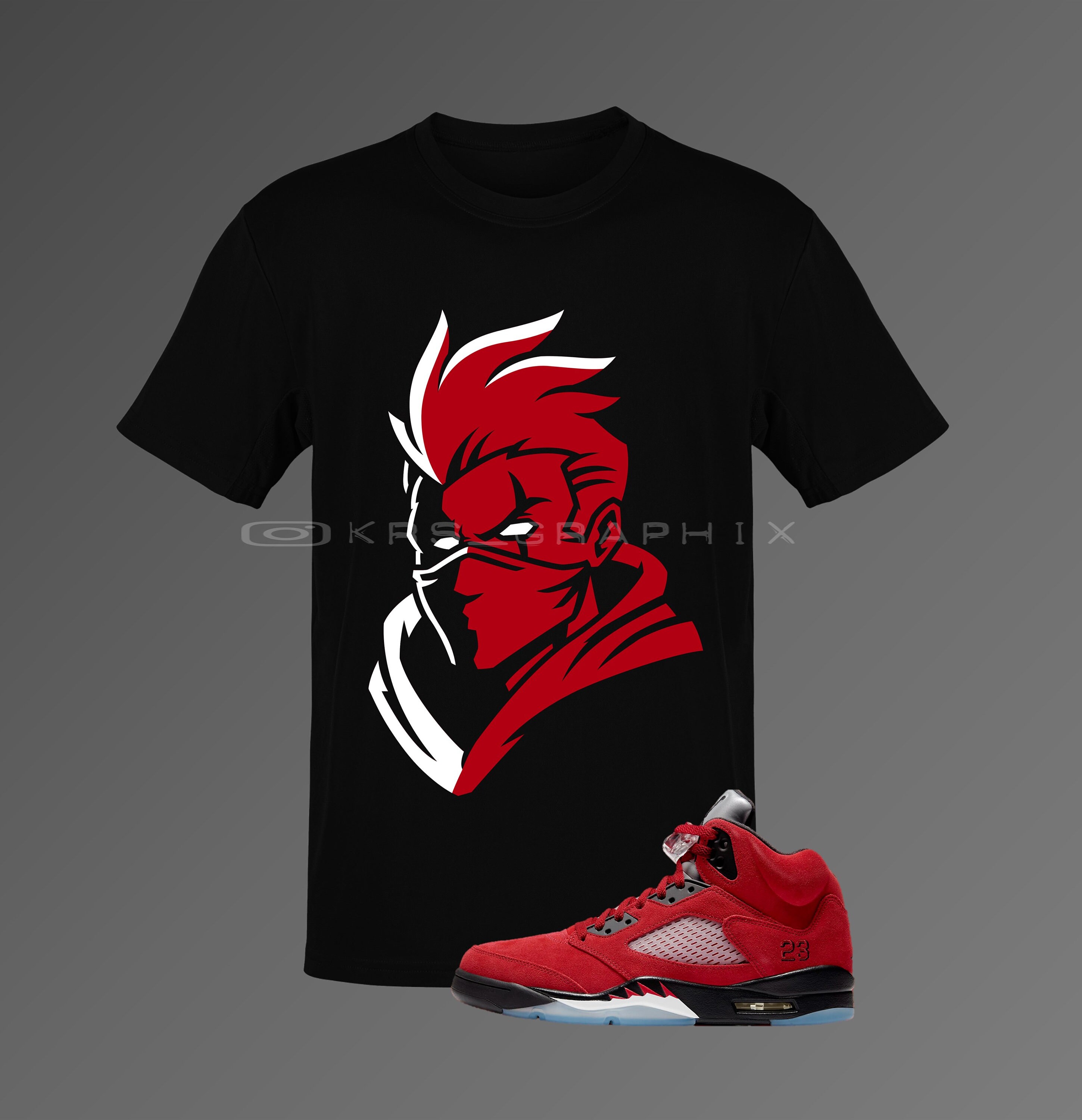 Shirt Match Jordan 5 Raging Bull Raging 