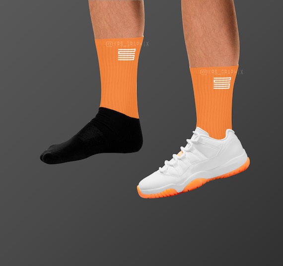 White sales orange 11s