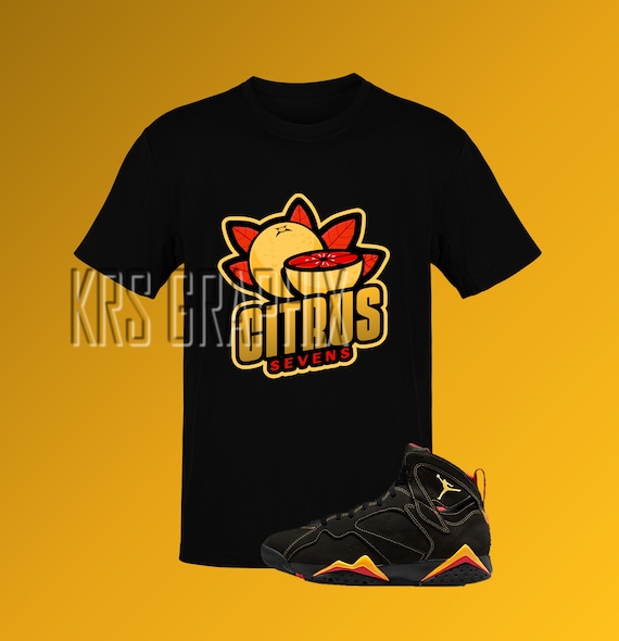 Citrus Shirt Citrus 7 Shirt Citrus 7s Shirt Jordan 7 Shirt Nickname Tee Etsy UK