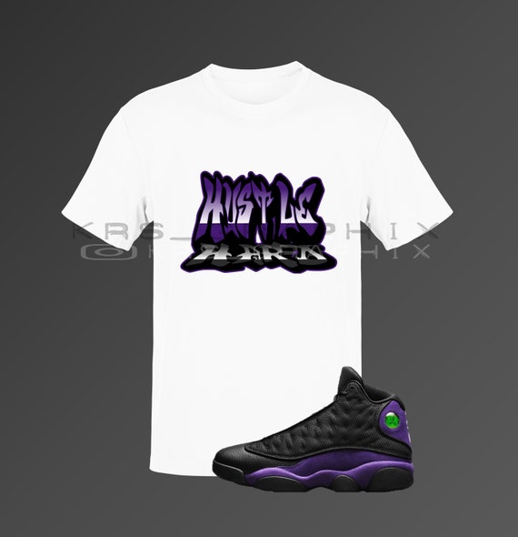 Purple store 13s shirt