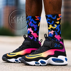 Socks to Match Air Max Griffey 1 Los Angeles - Air Max Griffey Socks