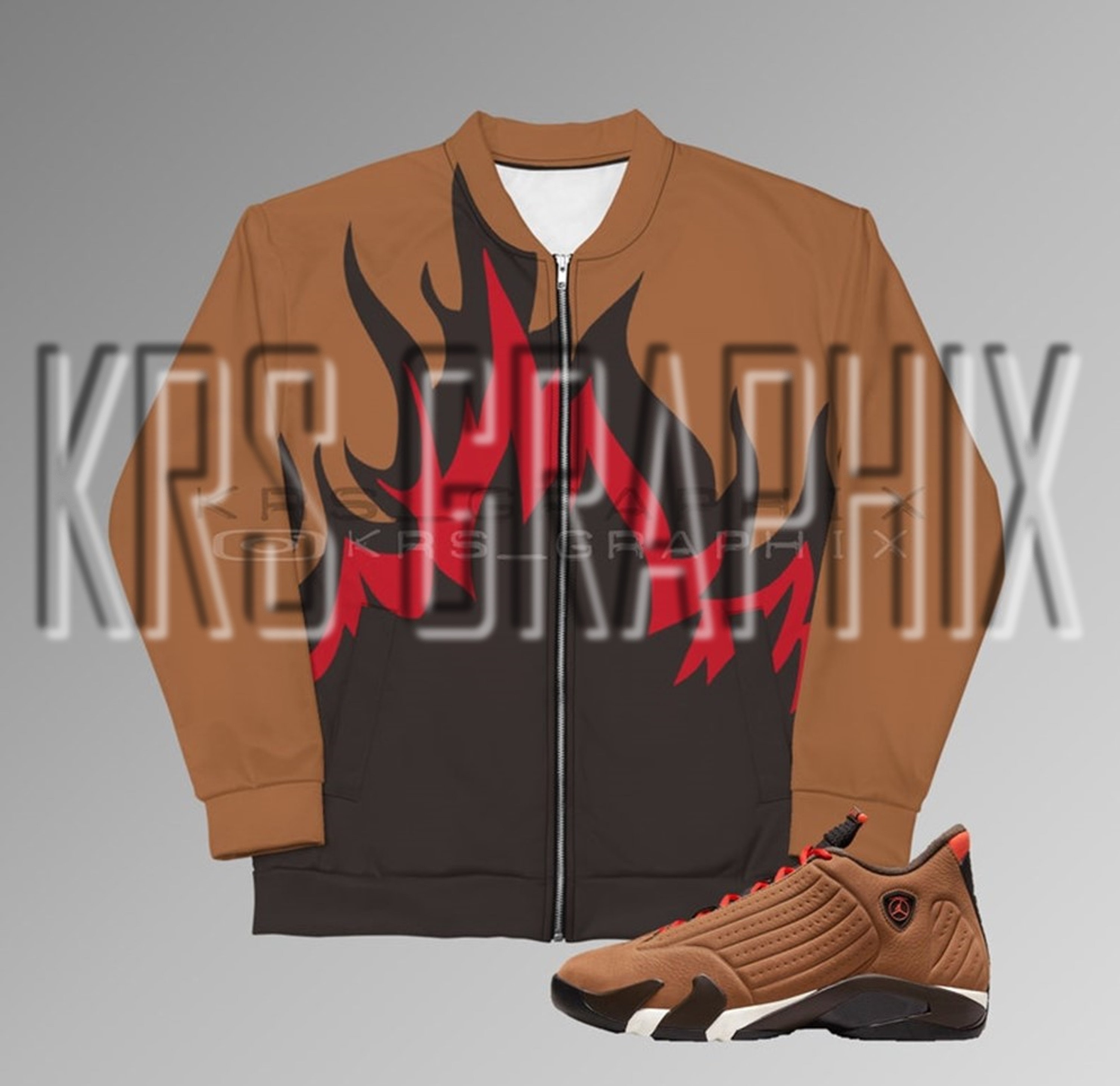 ボンバー ジャケット マッチ ジョーダン 14 ウィンターライズド