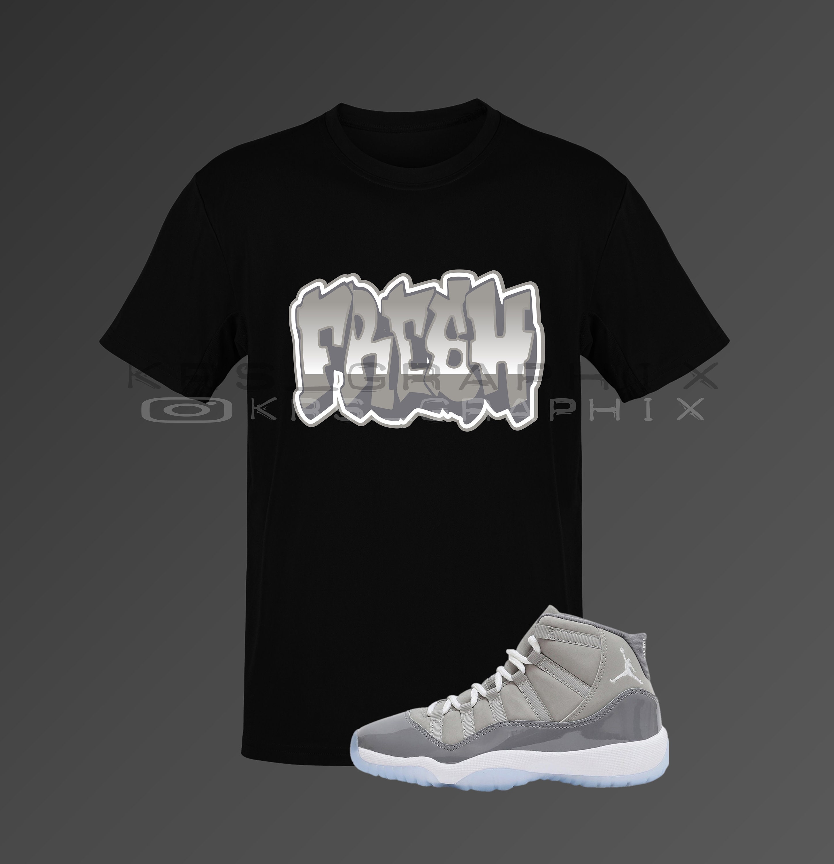 retro 11 cool grey shirt