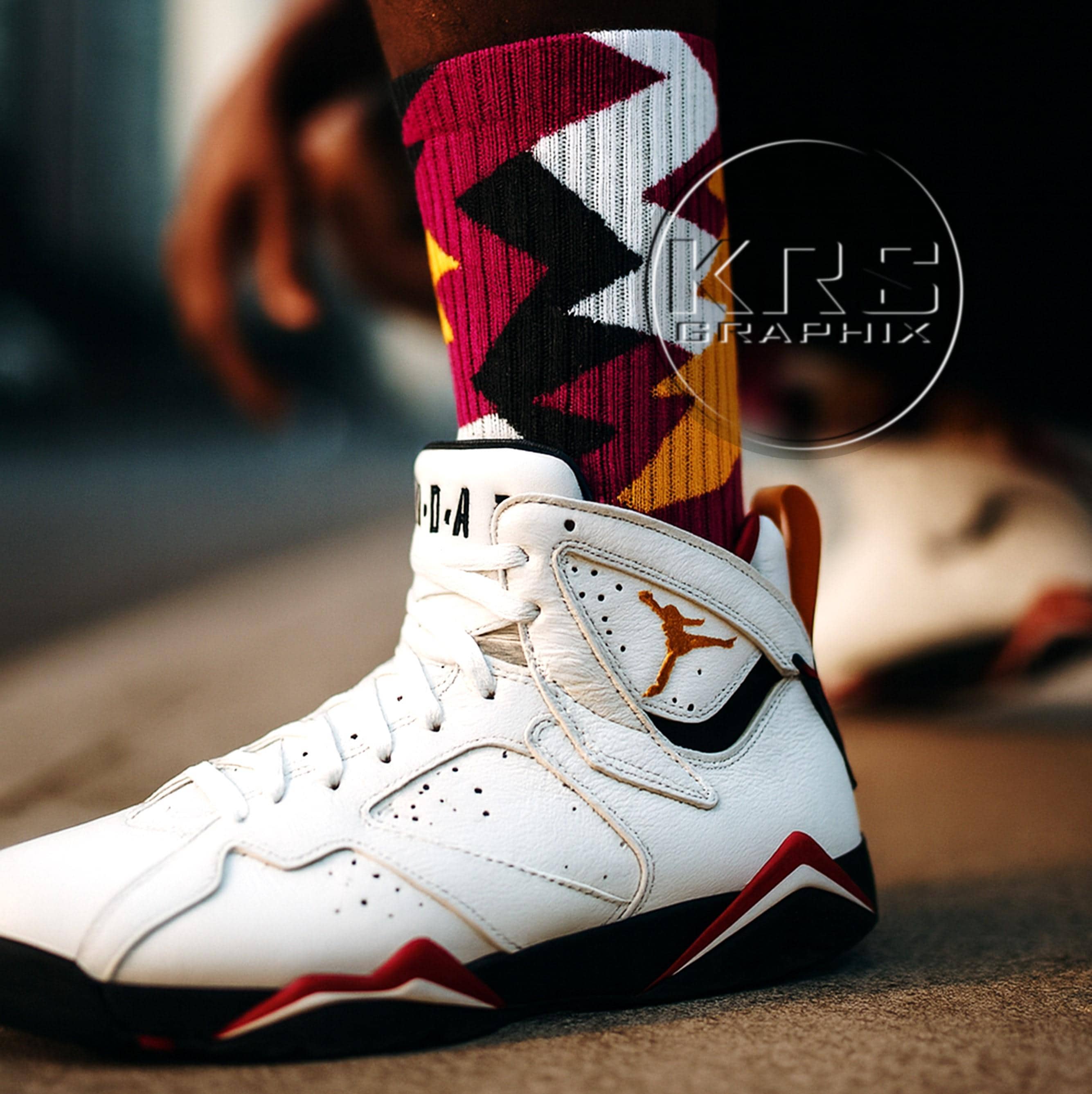 carmine jordan socks